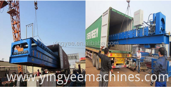 High Speed Metal Stone Chip Coated Roof Tile Machine / Roll Forming Machine